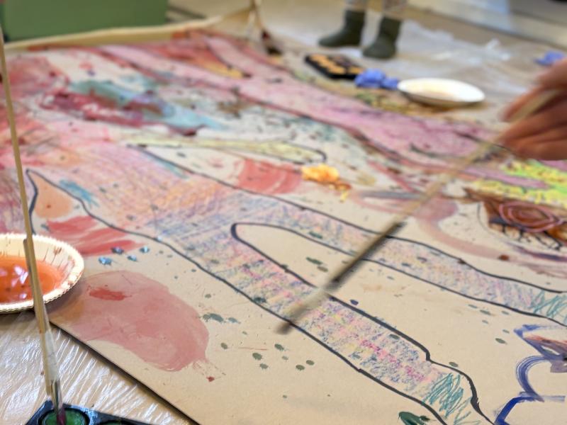 Lav kunst med børnebiblioteket